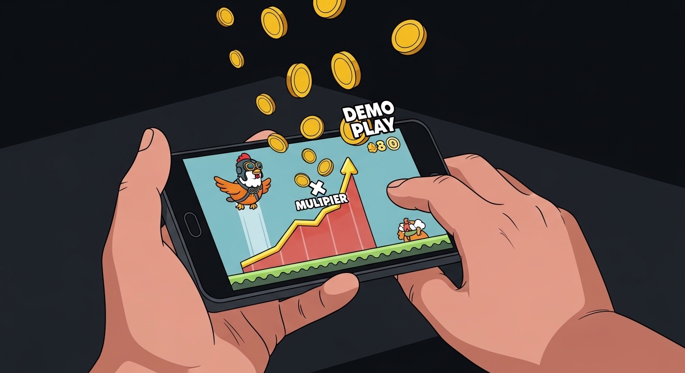 Pilot Chicken free demo — game interface without registration