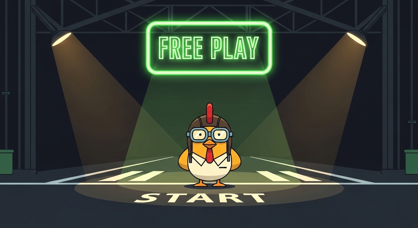 Pilot Chicken demo — watching the multiplier grow